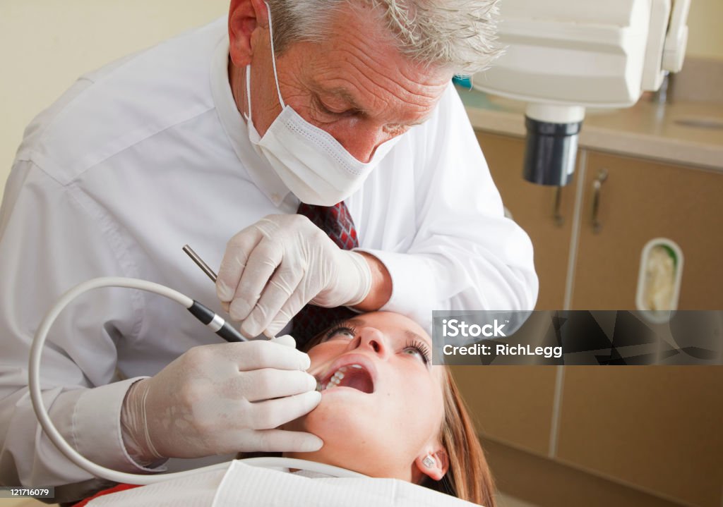 Dental do doente - Royalty-free Aberto Foto de stock