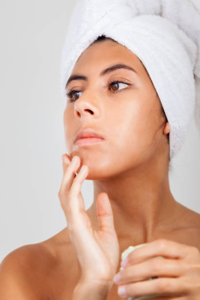 istock WOMAN IN A BATHROOM 1217161047