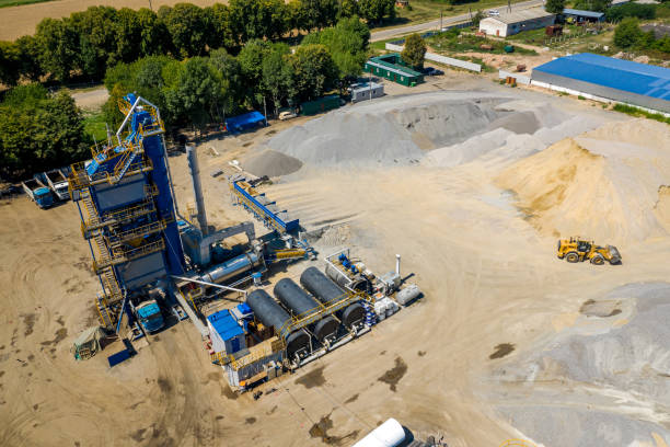 istock An industrial asphalt plant. 1217164807