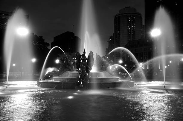 Logan Square, Philadelphia, Pennsylvania  benjamin franklin parkway photos stock pictures, royalty-free photos & images
