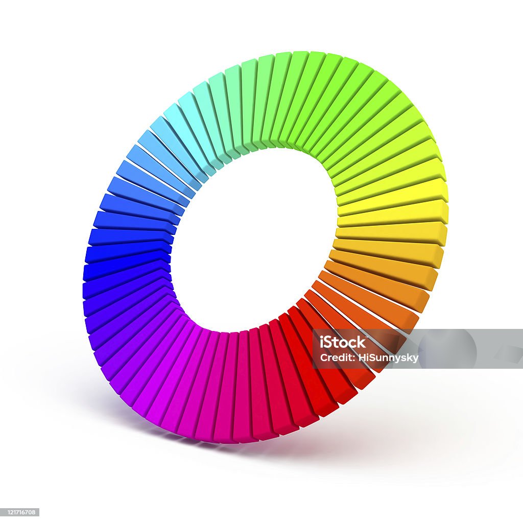 색상환 - 로열티 프리 색상환 스톡 사진
