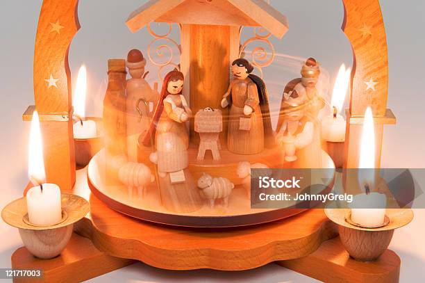 Nativity Scene Stock Photo - Download Image Now - Erzgebirge, Nativity Scene, Carving - Craft Product