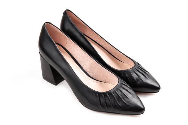 istock women's footwear on a white background isolated. 1217171466