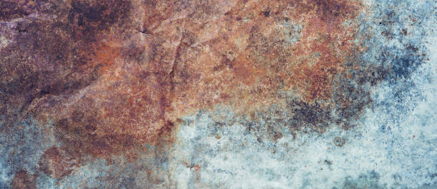 istock Panoramic grunge rusted metal texture and background with space 1217173716