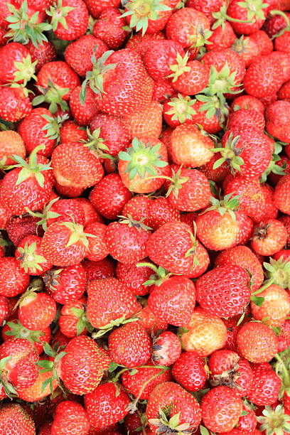 Strawberry background stock photo