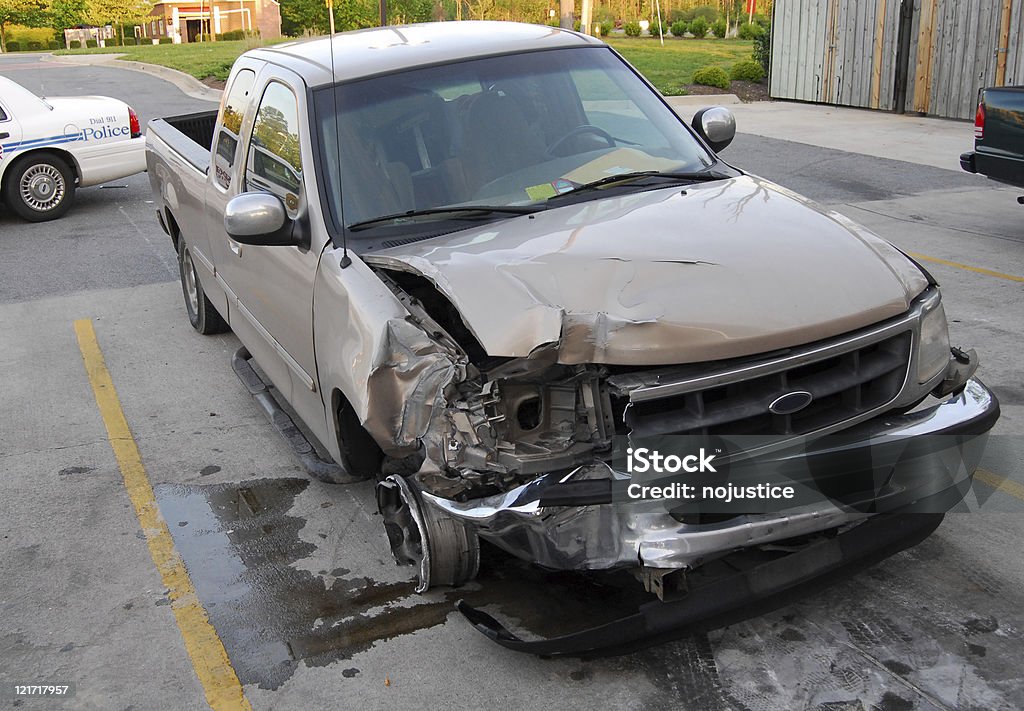 Smash Hit (bei Tag - Lizenzfrei Kleinlastwagen Stock-Foto