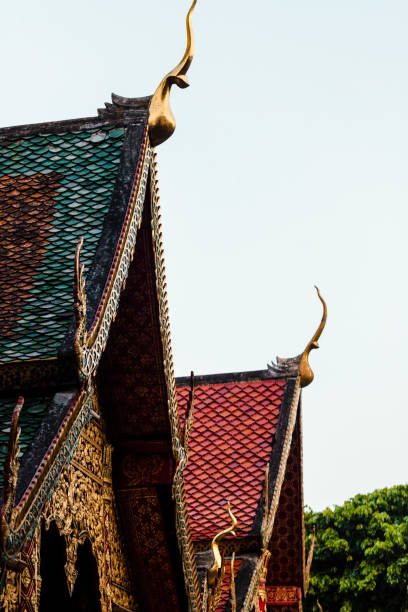 istock Temple building architecture in Chiang Mai, Thailand 1217180813