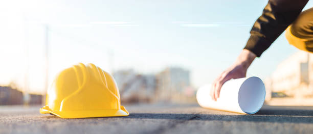 istock Helmet of an Engineer 1217181604