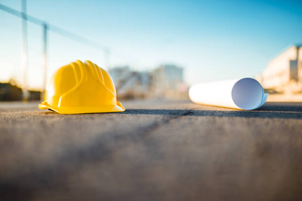 istock Helmet of an Engineer 1217182689