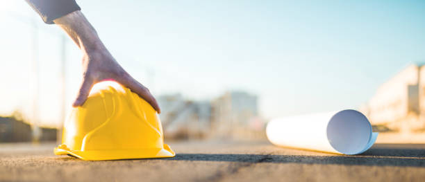 istock Helmet of an Engineer 1217182729