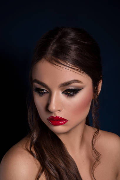 istock Beautiful woman with glamorous elegant makeup 1217182841