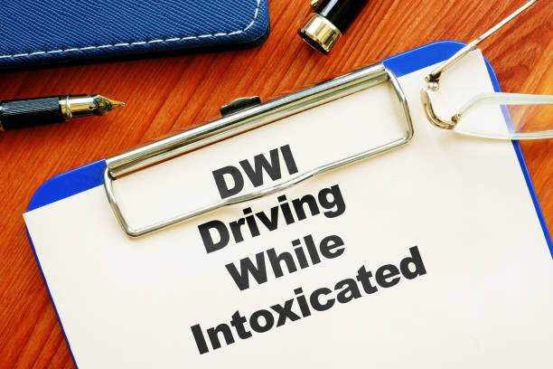 istock Conceptual photo showing printed text DWI driving while intoxicated 1217185289