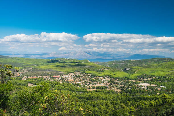 istock Typical natural rural landscape in Greece 1217189953