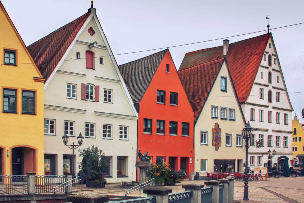 istock Street in Donauworth, Germany 1217190872