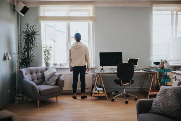 istock Japanese man feeling lonely during social isolation 1217191732