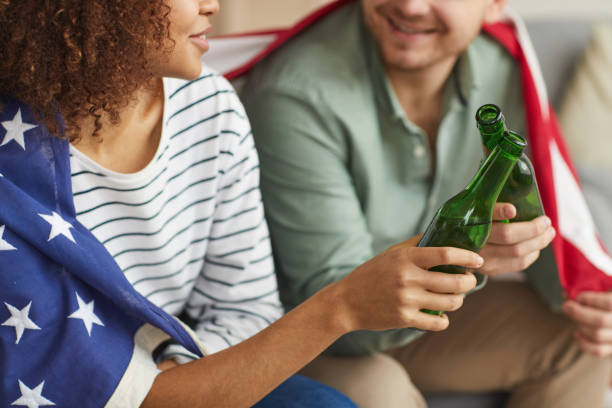 istock American Couple Drinking Beer Close Up 1217195668