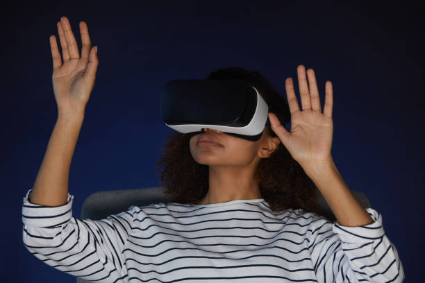 istock Young Woman Enjoying VR 1217196185