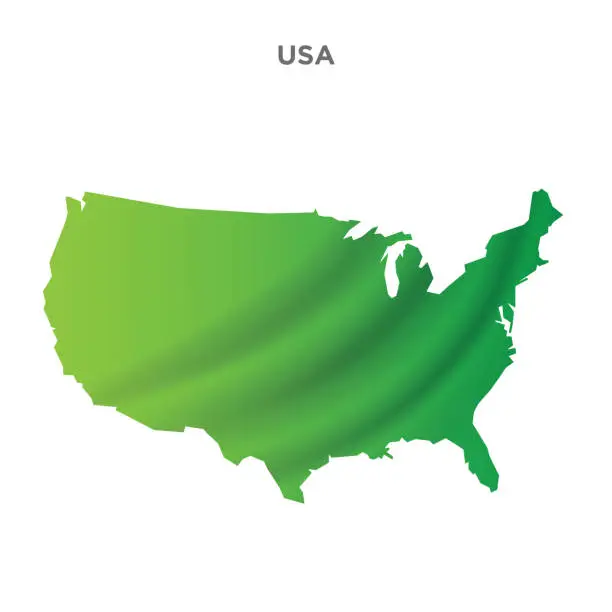 Vector illustration of United States map background stock illustration