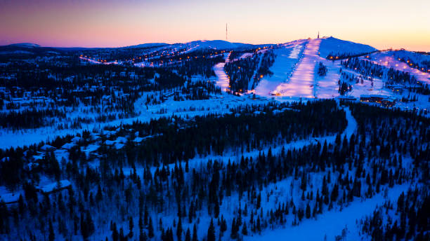 istock Ruka ski resort slopes. Ruka, Finland 1217202960