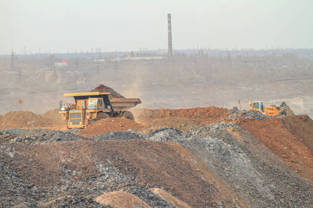 istock A large mining truck dumps waste rock to a dump 1217208016