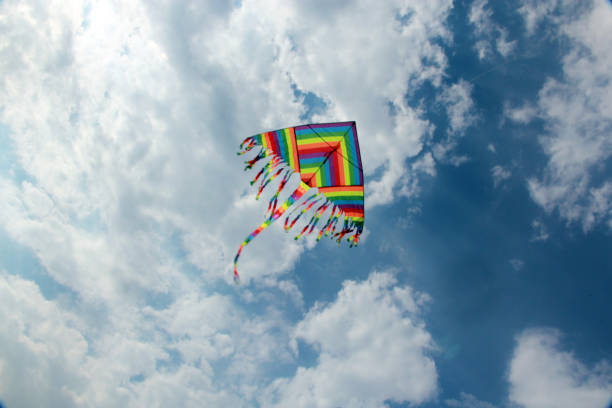 istock Papalote flying in the sky 1217209309