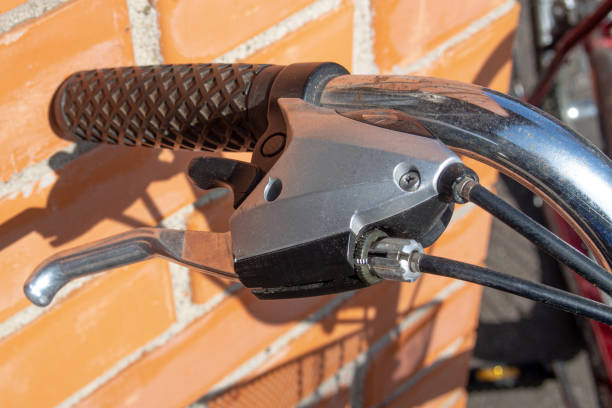 istock gear knob on the bike handlebar 1217210617