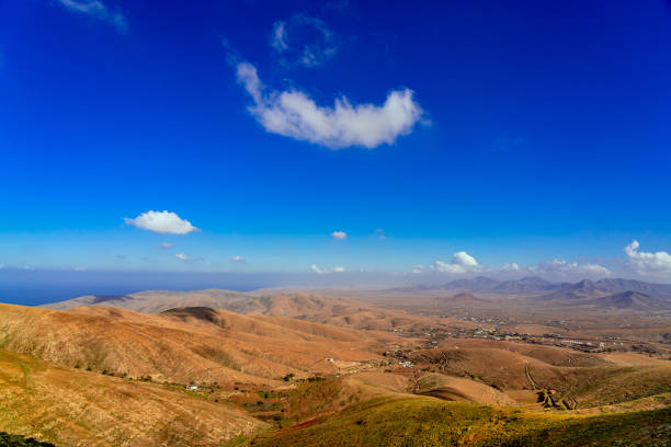 Desert Fuerteventura , Spain. stock photo