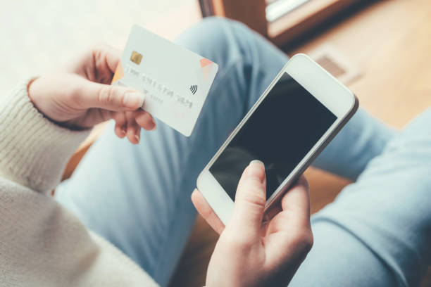 istock Online payments without leaving your home. 1217211837