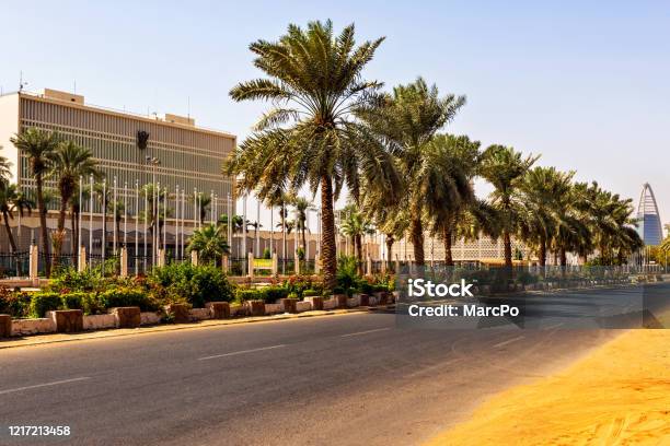 Contemporary Buildings At Main Road In Khartoum Sudan Stock Photo - Download Image Now