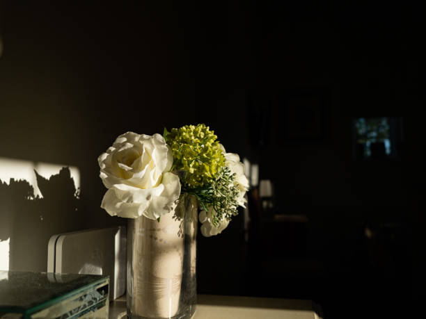 istock Flowers on the Bedroom Cabinet 1217213919