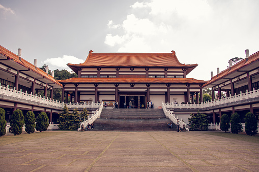 Temple, entrance, area, oriental, buddhism, monk, kung fu.