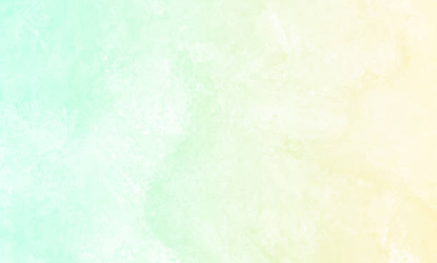 Yellow Mint Green Teal Turquoise Ombre Grunge Background Pastel Spring Pattern Abstract Stone Texture Copy Space Design template for presentation, flyer, card, poster, brochure, banner