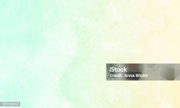 Yellow Mint Green Teal Turquoise Ombre Grunge Background Pastel Spring Pattern Abstract Stone Texture Stock Photo - Download Image Now