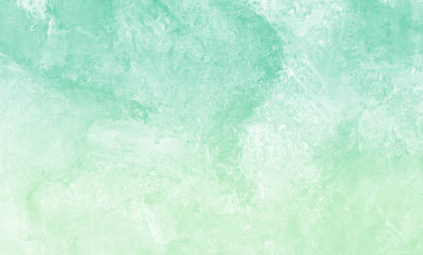 Green Jade Light Teal Mint Ombre Grunge Stone Background Abstract Putty Marble Texture Close-Up Copy Space Design template for presentation, flyer, card, poster, brochure, banner