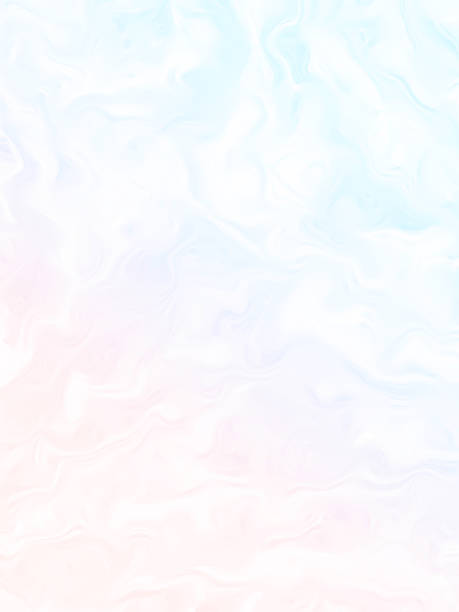 Spring Pastel Rainbow Clouds Abstract Background Light Colorful Wave Pattern Ethereal Texture