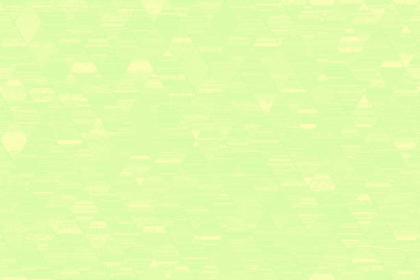 Spring Yellow Green Grunge Triangle Pattern Seamless Cute Bright Geometric Texture Background Design template for presentation, flyer, card, poster, brochure, banner