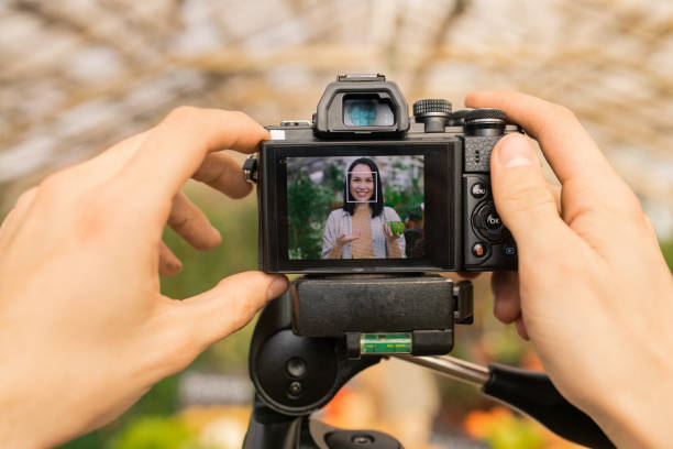 istock Shooting video with Asian farmer 1217228107