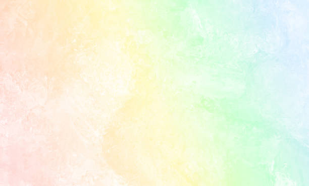 pastel rainbow grunge fun texture stone old abstract spring colorful background abstract multi colored pattern - couleur atténuée photos et images de collection