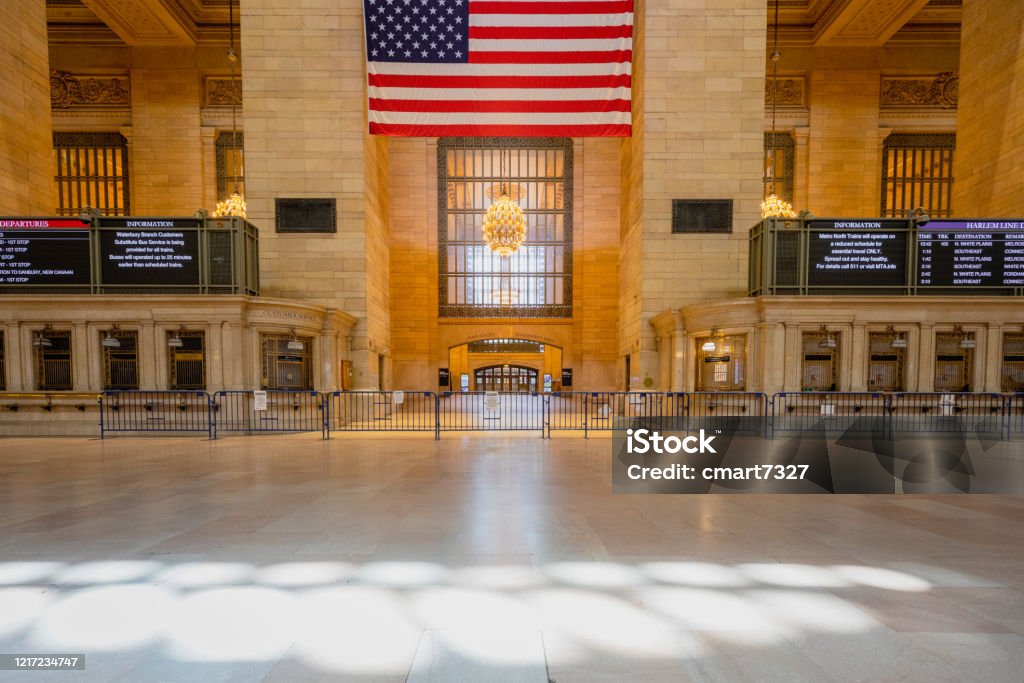 Grand Central Station Empty Grand Central Station Grand Central Station - Manhattan Stock Photo