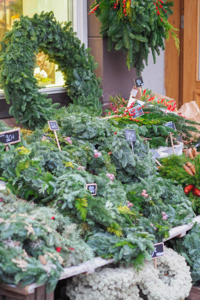istock Christmas market 1217242652