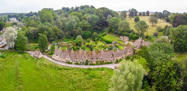 Photo of Aerial view of Arlington street in Bibury, England