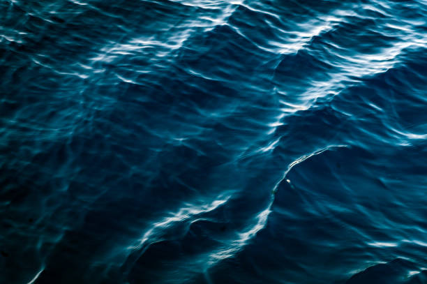 istock gloomy blue sea waves close-up 1217243867