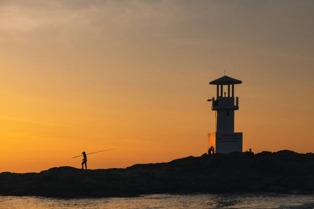 istock Lighthouse in the evening, Khao Lak, Thailand 1217245695