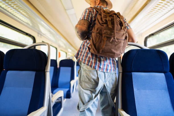 istock Backpacker ready to get off and take a hike 1217246860
