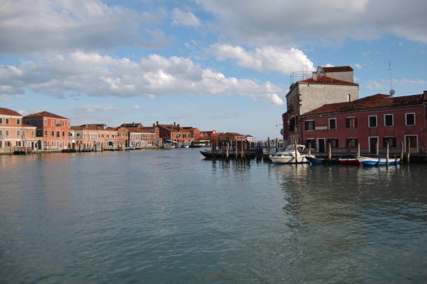 istock Venice canal view at dusk in a sunny day 1217247136