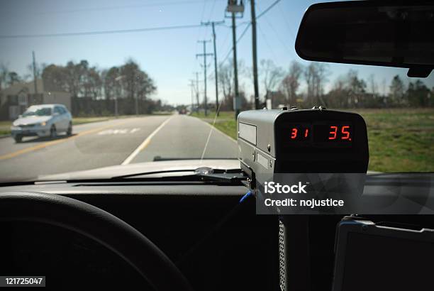 Amor De Radar - Fotografias de stock e mais imagens de Carro de Polícia - Carro de Polícia, Velocidade, Radar