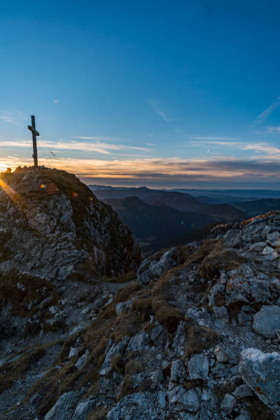 istock Aggenstein at sunset in the Tannheim Valley 1217251131
