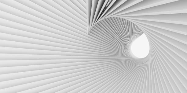 istock Abstract white space architecture,perspective of future design building concept. abstract white structure 3d texture background render illustration 1217251980