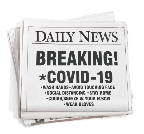 Newspaper Headline Coronavirus Prevention Health Guidlines