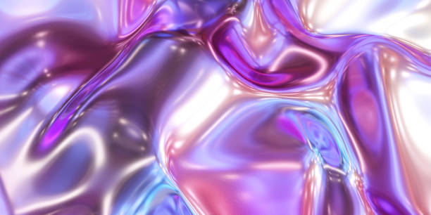 istock glossy metal neon pink and blue fluid glossy mirror water effect background backdrop texture 3d render illustration 1217252055